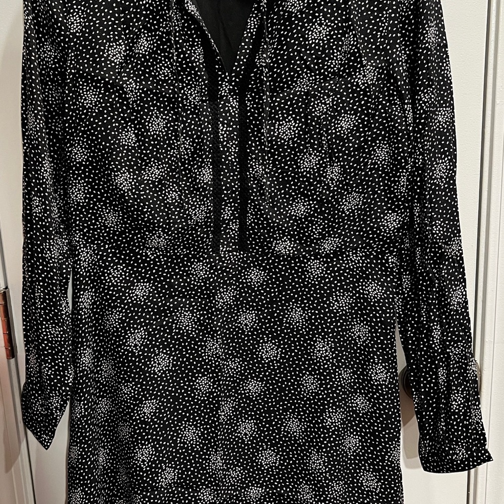 Black and White Polka Dot Dress